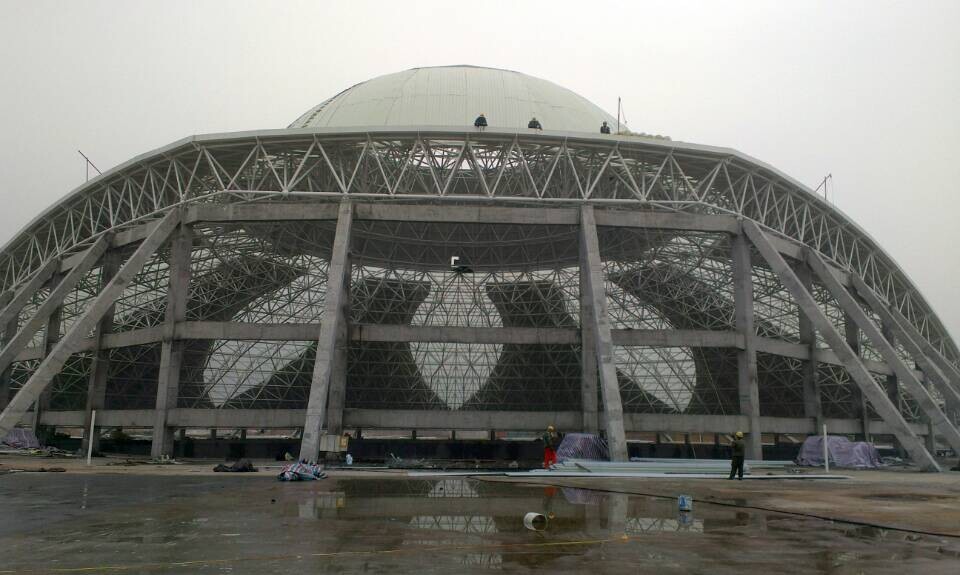 乐平温泉馆网架工程