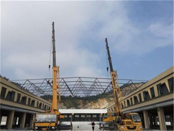 乐平仓储物流网架生产厂家案例